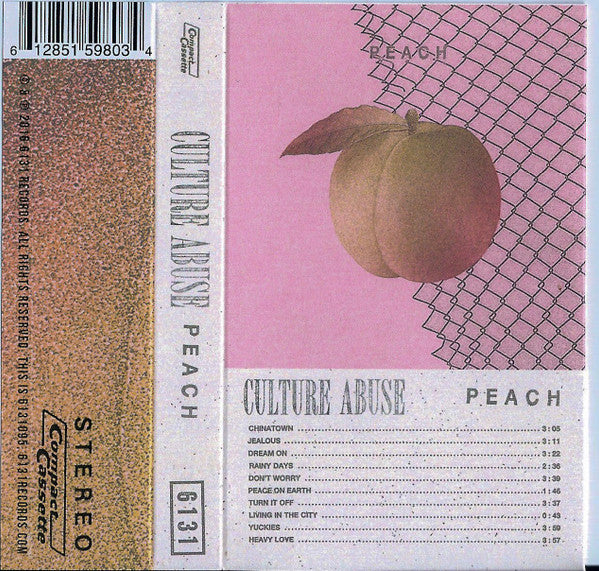 Culture Abuse - Peach (Cassette) (Near Mint (NM or M-))