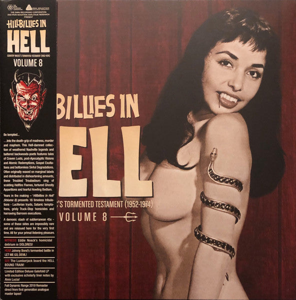 Various - Hillbillies In Hell - Country Music's Tormented Testament (1952-1974) Volume 8 (LP) (Near Mint (NM or M-))