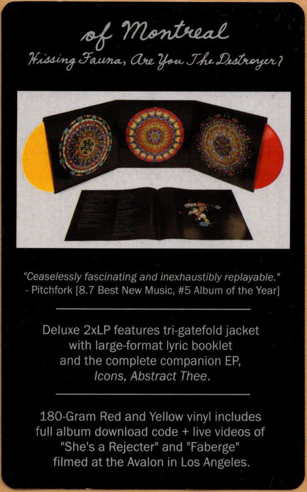 Of Montreal - Hissing Fauna, Are You The Destroyer? (LP) (Mint (M))
