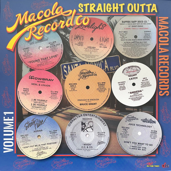 Various - Straight Outta Macola Records Volume 1 (LP) (Mint (M))