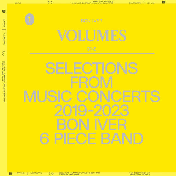 Bon Iver - Volumes: One - Selections From Music Concerts 2019-2023 Bon Iver 6 Piece Band (LP) (Mint (M))