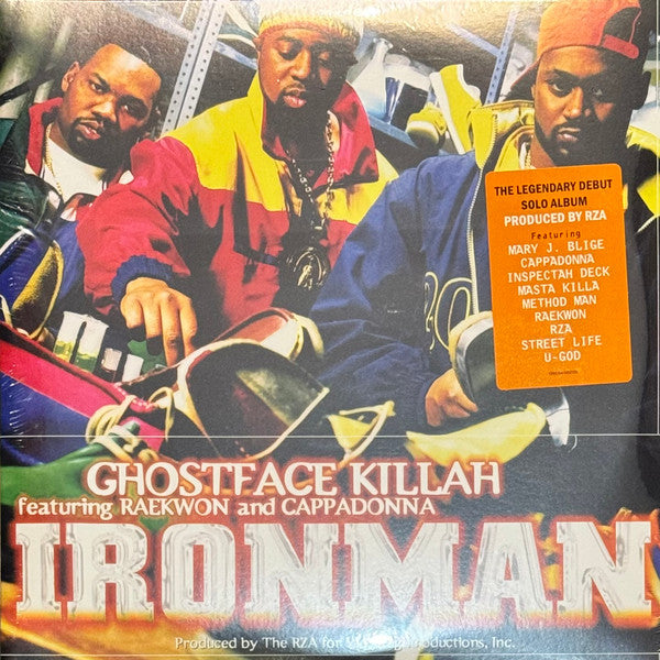 Ghostface Killah featuring Raekwon and Cappadonna - Ironman (2xLP) (Mint (M))
