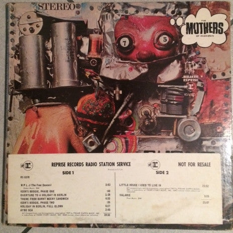 The Mothers - Burnt Weeny Sandwich (LP) (Very Good (VG))