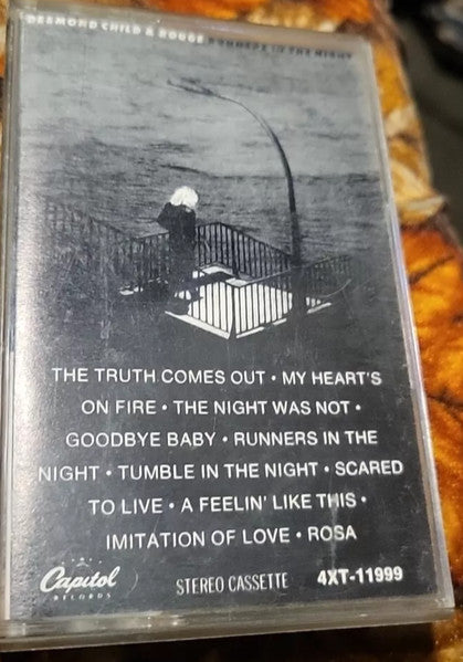 Desmond Child And Rouge - Runners In The Night (Cassette) (Mint (M))
