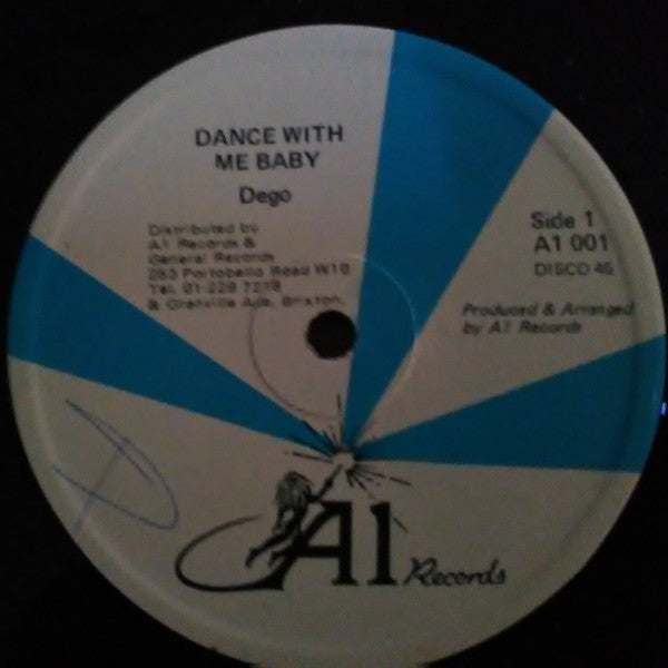 Dego Sensation - Dance With Me Baby (12") (Very Good Plus (VG+))