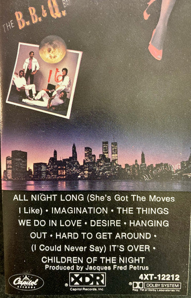 The Brooklyn, Bronx & Queens Band - All Night Long (Cassette) (Very Good Plus (VG+))