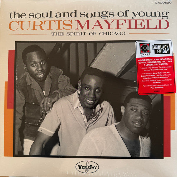 Various - The Soul And Songs Of Young Curtis Mayfield: The Spirit Of Chicago (LP) (Mint (M))