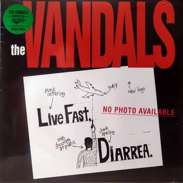 Vandals, The - Live Fast Diarrhea (LP) (Mint (M))